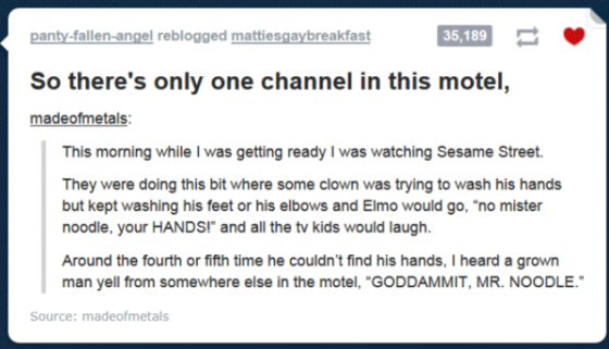 Mr. Noodle never learns