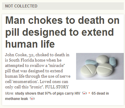 Oh, the irony