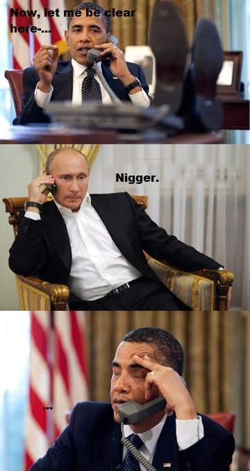 Obama and Putin has a talk.