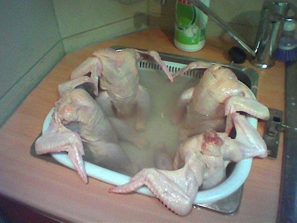 Naked Chicken wins the raid