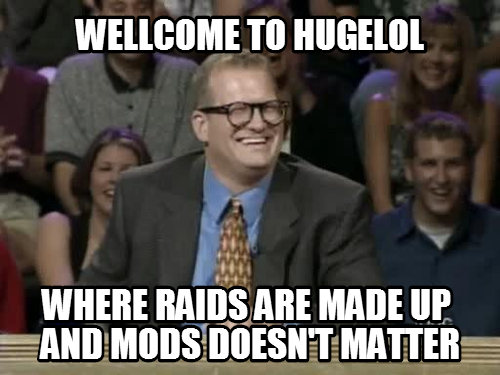 but the "raid" war was funny