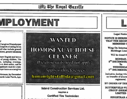 Just something i found in the royal gazette newspaper