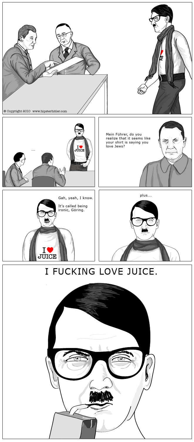 he used a straw before it was cool (and invented)