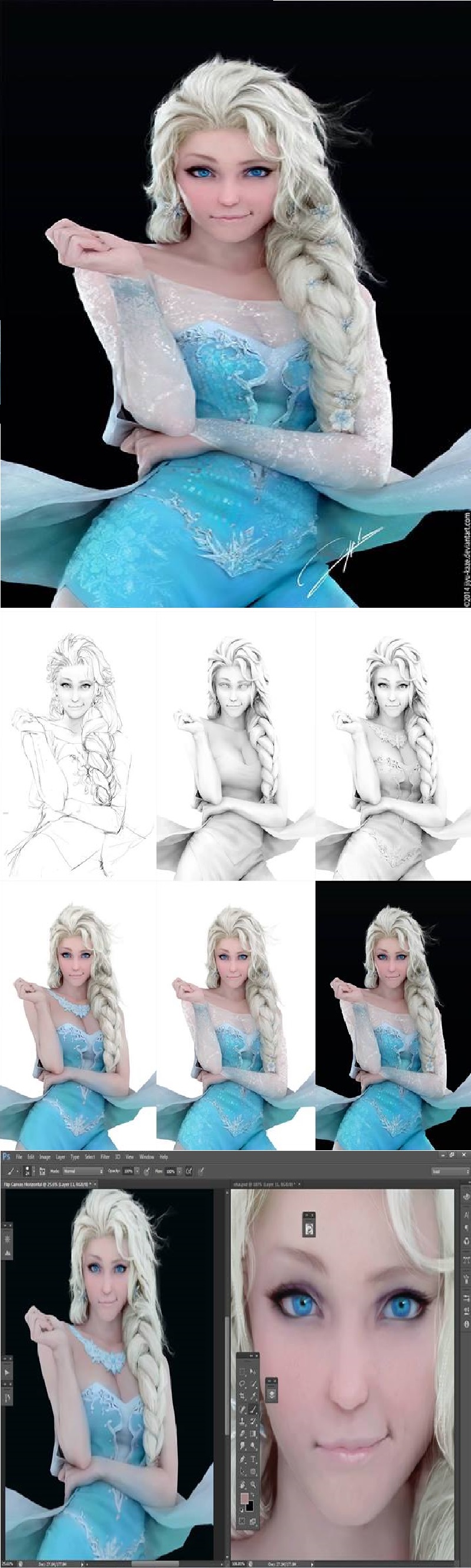 Damn, so realistic! "Elsa from Frozen"