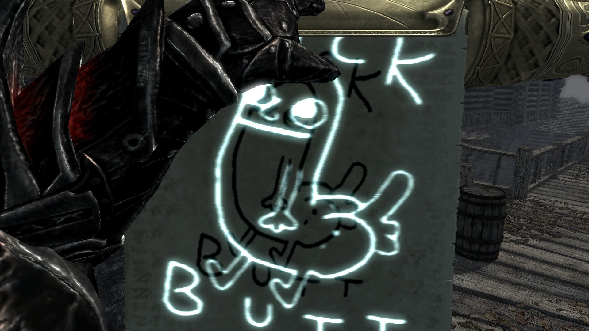 You know when you modded skyrim too much