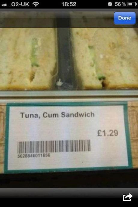 I bet they sells Fishsticks too.