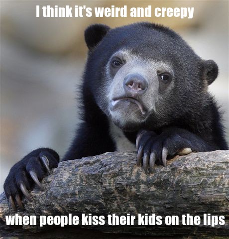 Cheek kiss is fine.