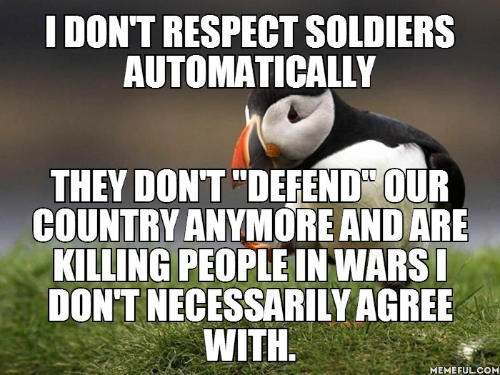 Old soldiers are great, but...