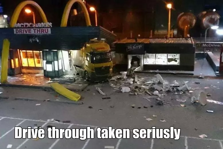 he didnt want to wait for his mcnuggets