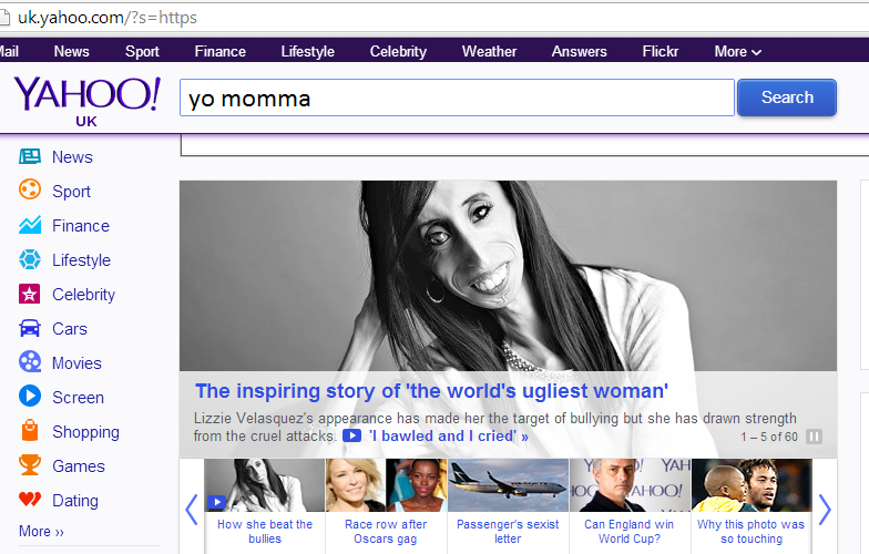 Look who I found a yahoo article about...