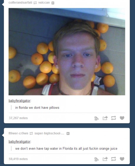 Orange Juice everywhere