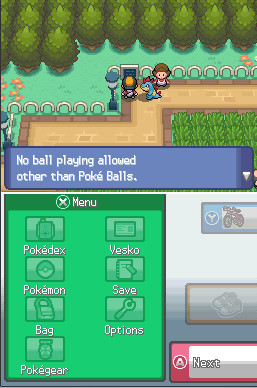 I was playing Pokemon Soul Silver when...