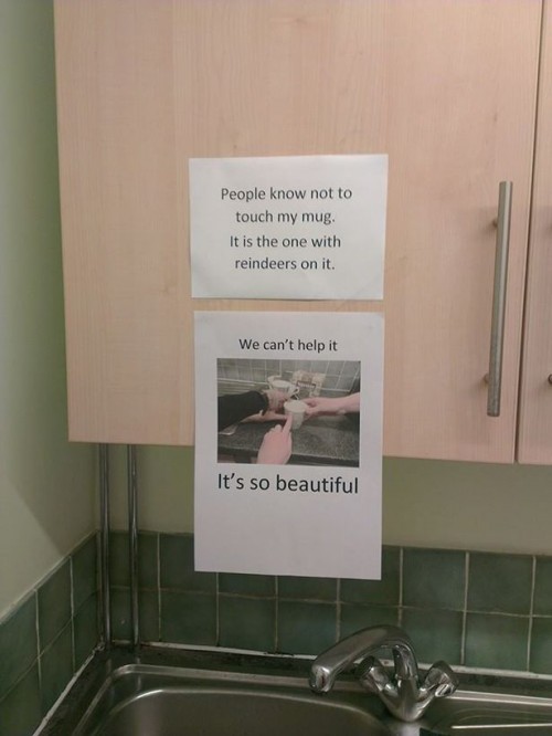 That's what you get for posting passive-aggressive notes