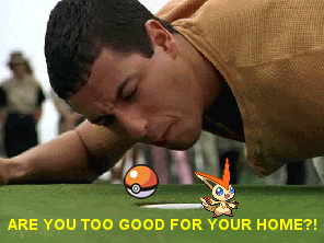 Trying to catch a legendary with a normal Pokeball