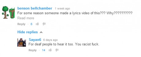 Racist ***.