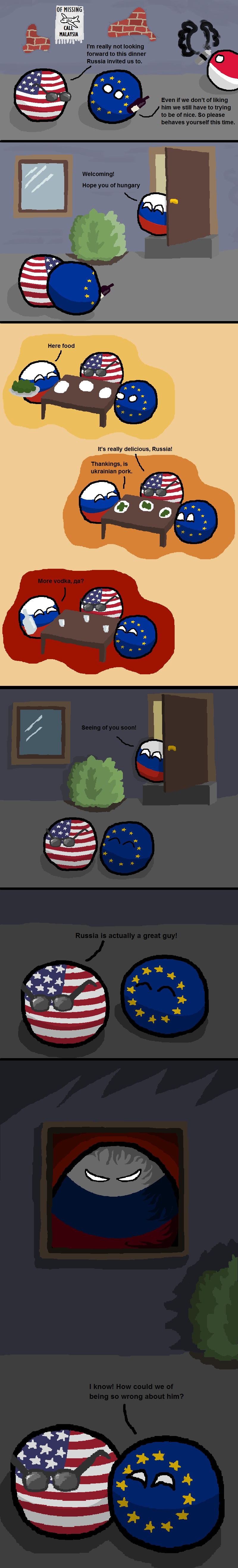Dinner with Russia