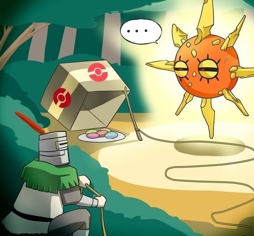 Don't worry Solaire, maybe one day you'll have your own sun ;__;