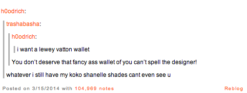"Of you can't spell"