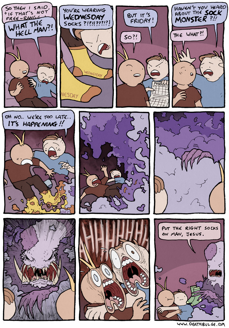 The sock monster