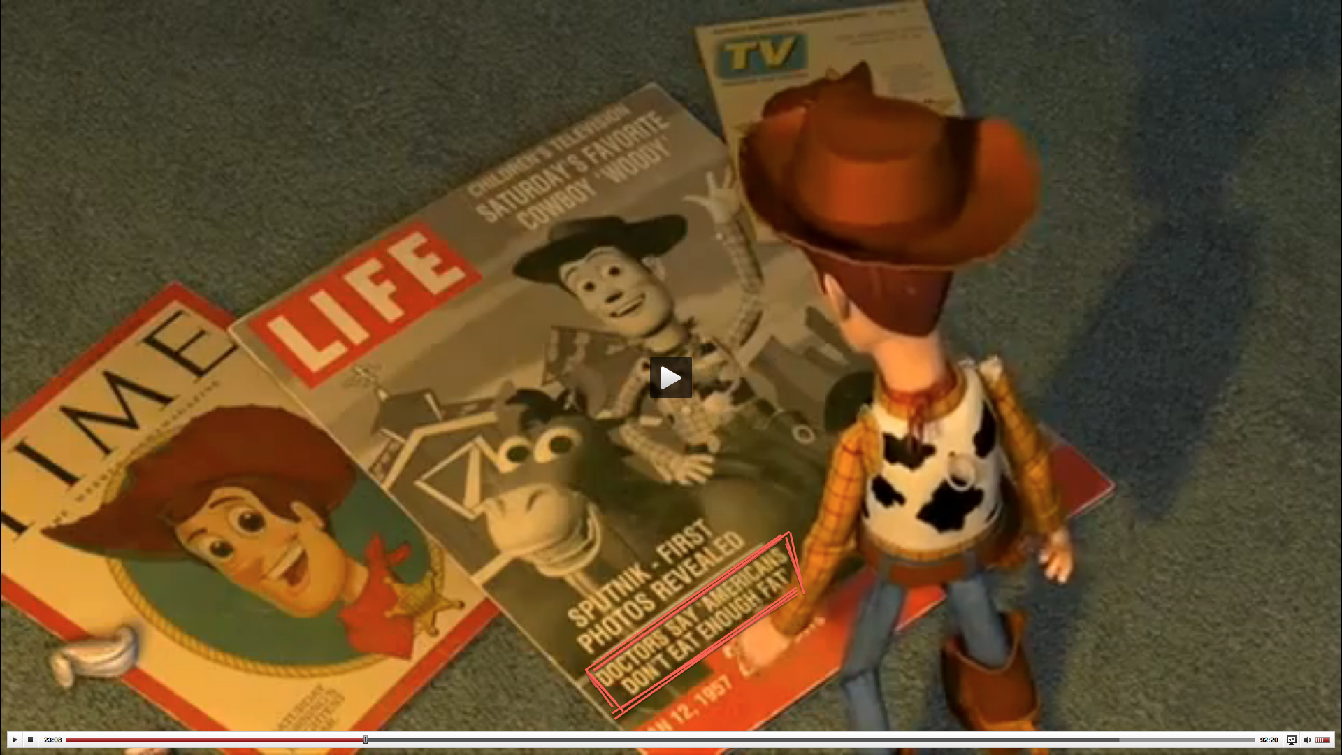 Look what I've found on Toy Story 2...