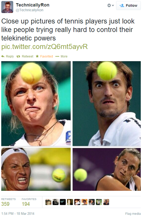 Tennis Players Might Actually be Mutants