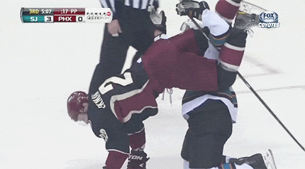 OP trying to play hockey
