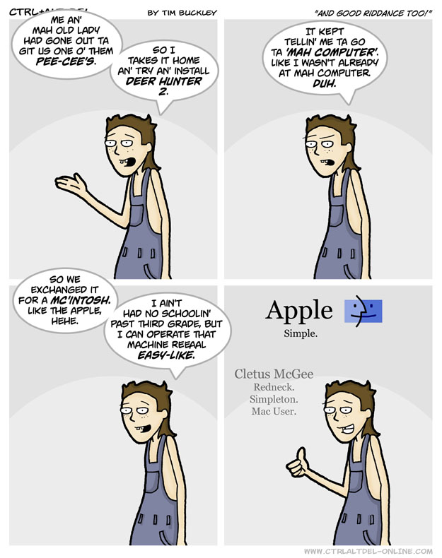 That's your average Mac user