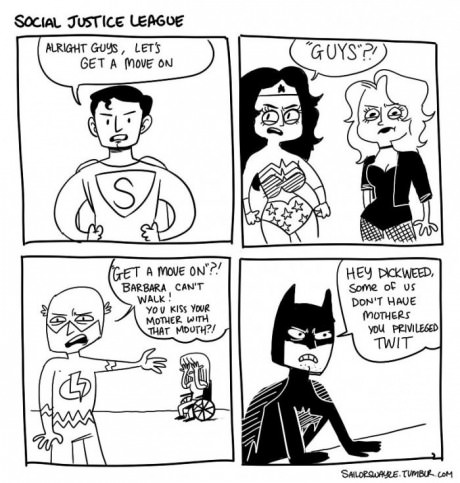 Politically correct super heroes