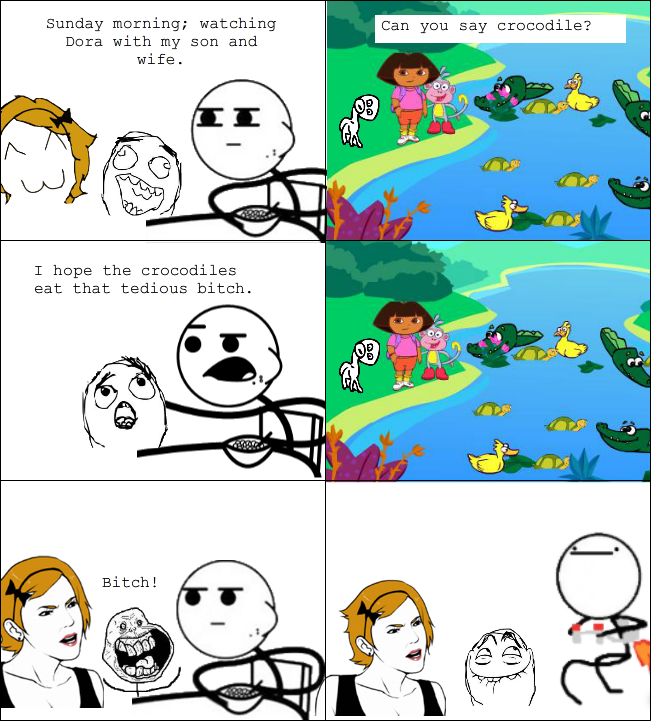 How I lost my Dora viewing privileges.