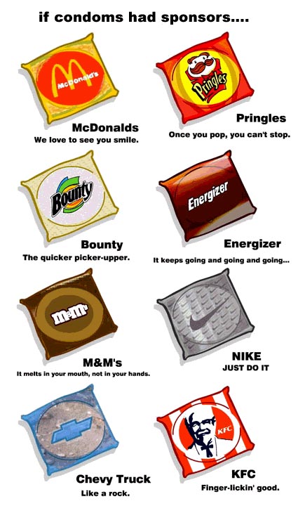 If condoms had sponsors