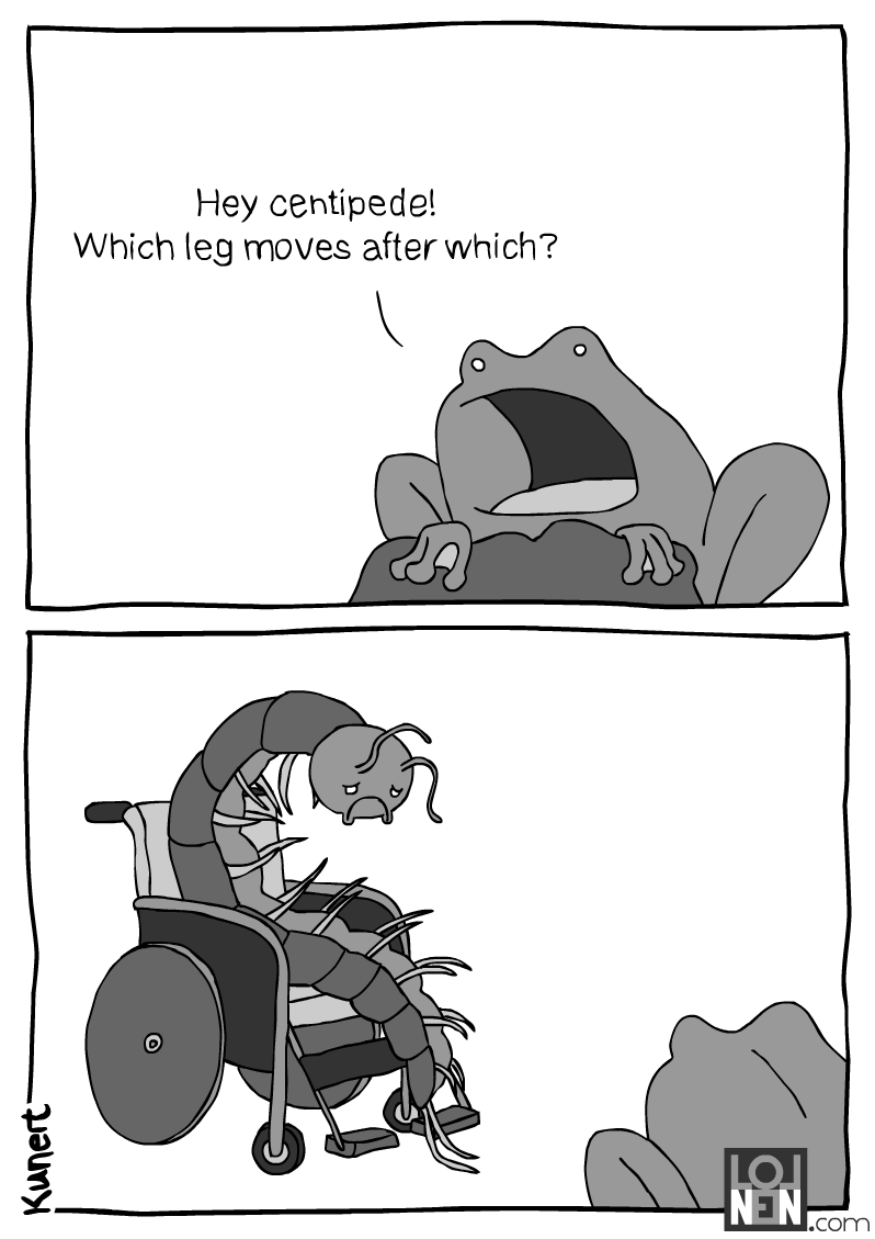 That frog is really rude