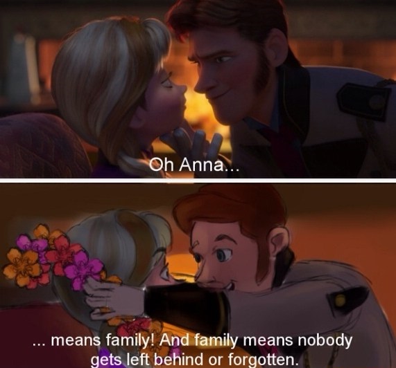 Deleted scene from Frozen