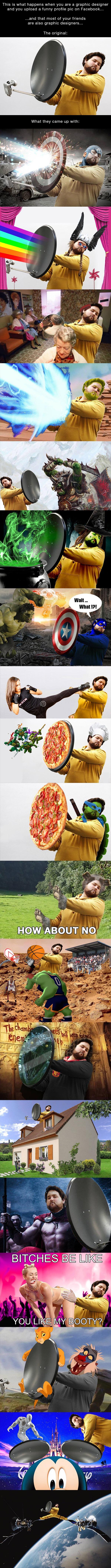 My photoshop skills aided me when sending dick pics to "my gf". Still no reply...
