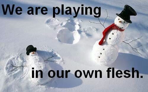 Humans do that too, just with their flesh. If you know ;)