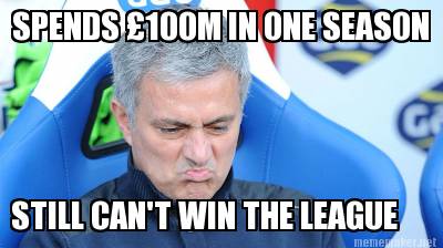 Sad Jose Mourinho