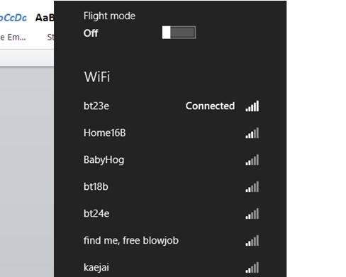 Found this while connecting to my WiFi