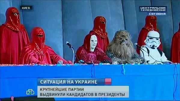 Ukraine has an official presidential candidate named "Darth Alekseyevitch Vader"