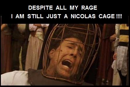 A Cage in a cage. Cageception.