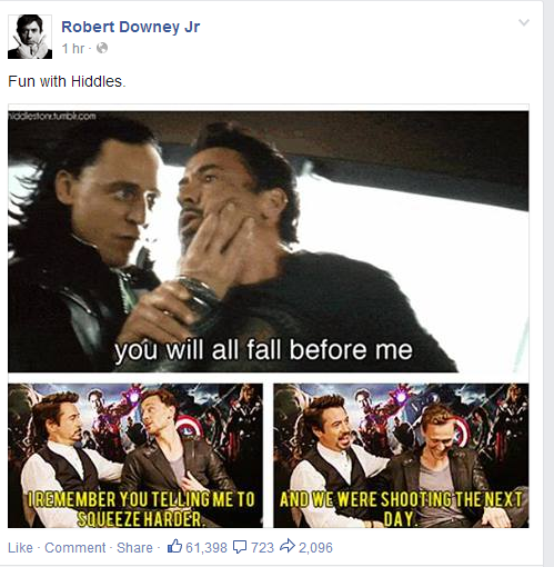 RDJ is almost as cool as nicholas cage