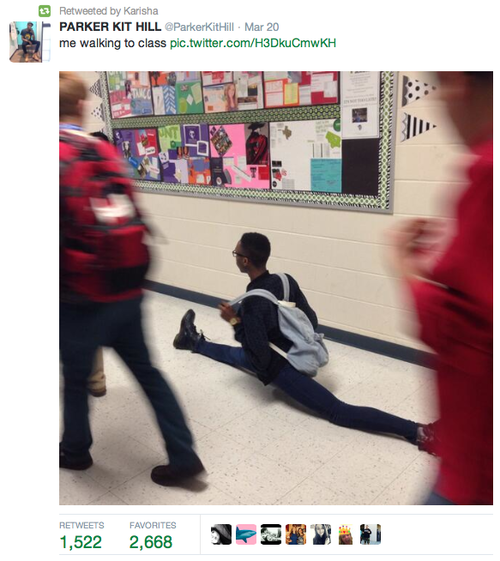 Can't be late to class