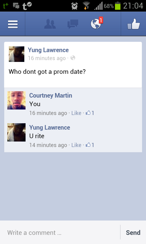 He's rite