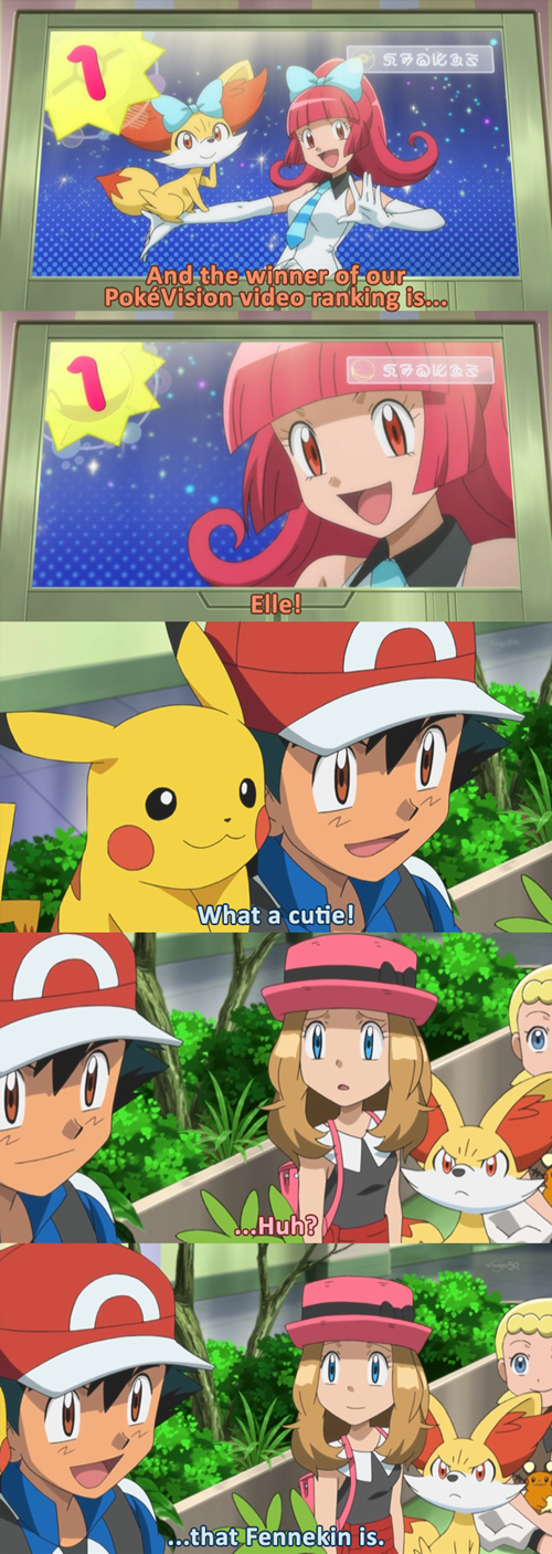 The fennekin in the background is unamused