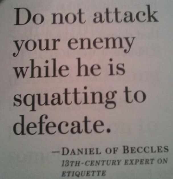 just don't beat the shit outta him