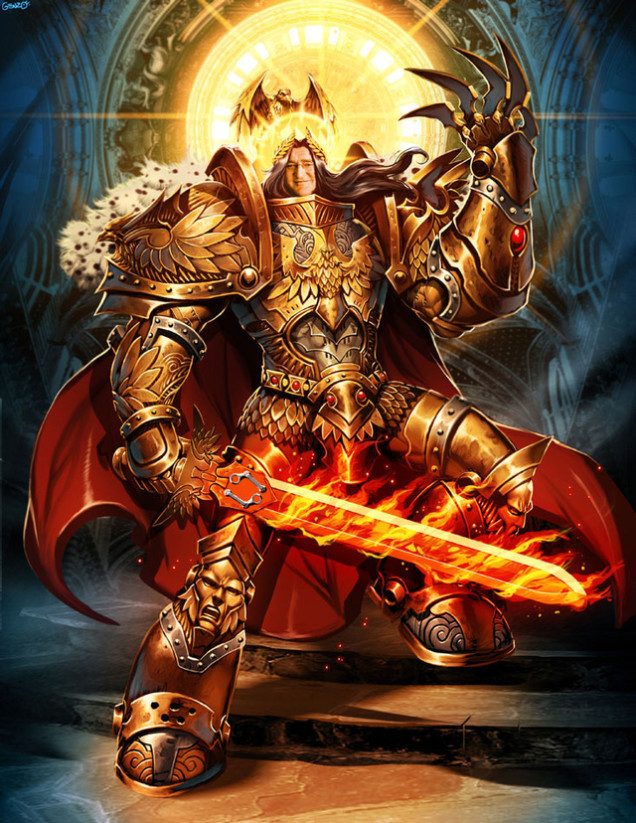 googled gaben emperor of mankind. Was not disappointed