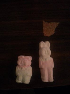 If you crush a marshmallow bunny it looks like Kim Jong-Un...