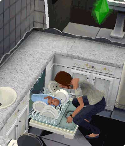 honey, did you wash the baby?