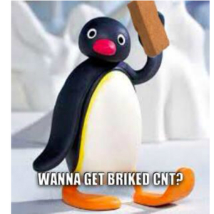 (Calling your mum a seal in gibberish)