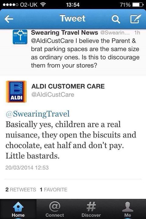 Aldi just got themselves a new customer!