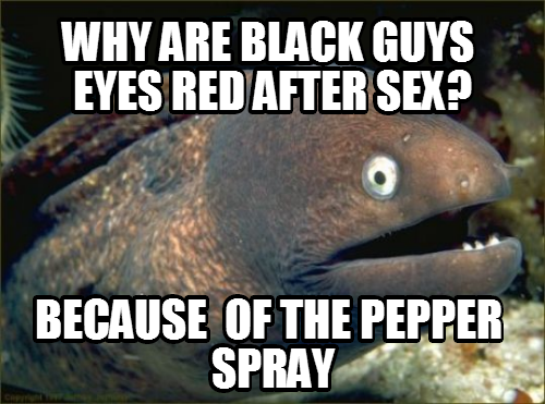 pepper spray, that's why