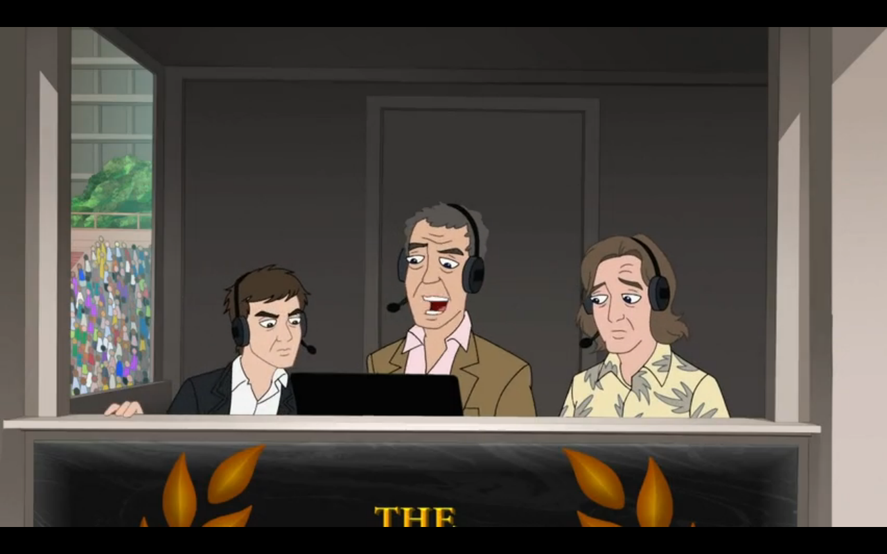 I may or may not have found Top Gear in Phineas and Ferb.